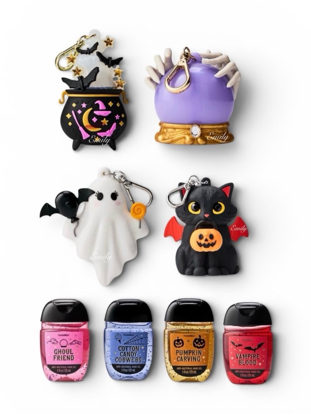 8-Pc BLACK CAT, LIGHT UP CAULDRON, GHOST & FORTUNE TELLER PocketBac Holders 2026